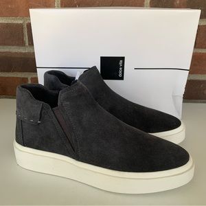 Dolce Vita Womens Vinni Gray suede high top Fashion Sneakers Shoes US 9 M